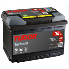 bateria tudor technica tb740 12v - 74ah - 680a en españa